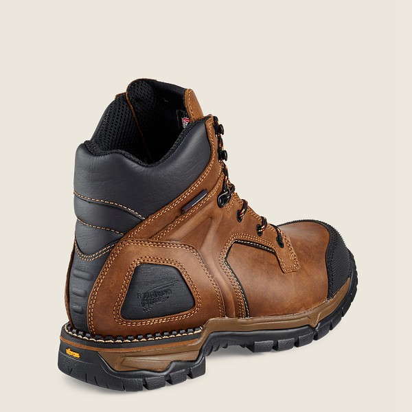 Red Wing Safety Boots Brown/Black - Red Wing Mens Flexforce® - 6-inch Waterproof Toe - CRFHS-2985